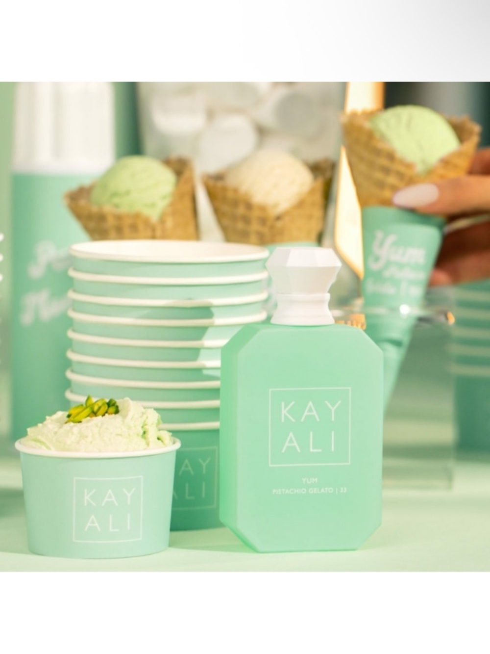 KAYALI Yum Pistachio Gelato 33 eau de parfum 100ml NEW IN SEALED BOX - Picture 5 of 8